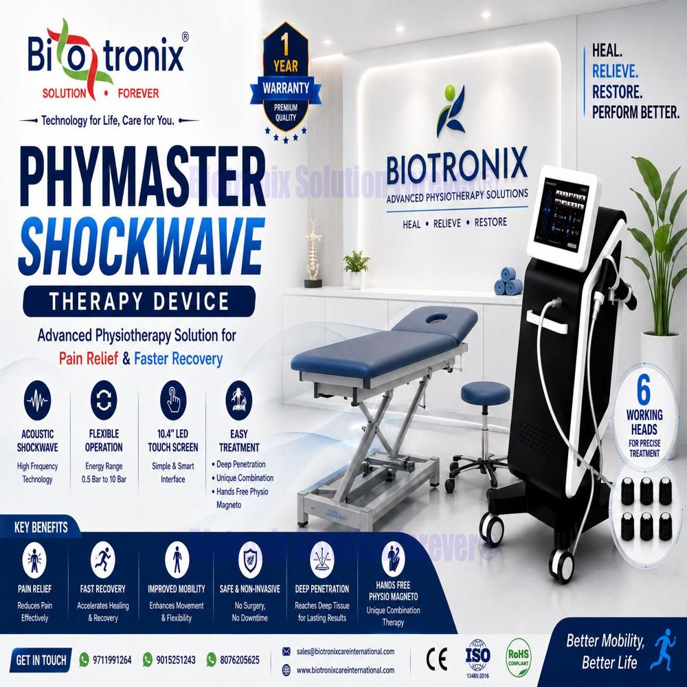 Advanced Radial ESWT Machine for Musculoskeletal Rehabilitation