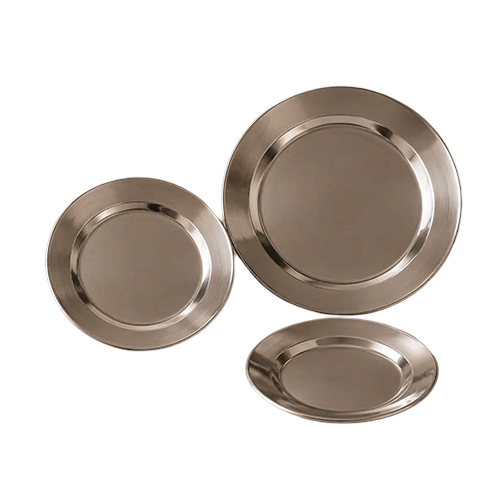 Stainless Steel Bombay Soup Dinner Plate