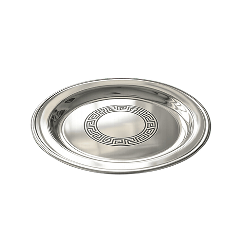 Stainless Steel Dinner Plate - Capacity: Suitable For Single Meal Serving