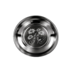 Stainless Steel Patti Soup Plate With Lazer Design - 7-9 Inch Silver, Food Grade 202/304, Rolled Patti Edge, Corrosion Resistant, Odor Resistant