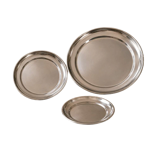 Stainless Steel Rajbhog Dinner Plate