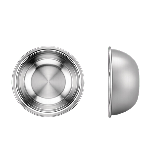 Stainless Steel German Bowl - Food Grade SS 202/304, 4-12 Inch, Silver | Rust Proof, Dishwasher Safe, Stackable Design
