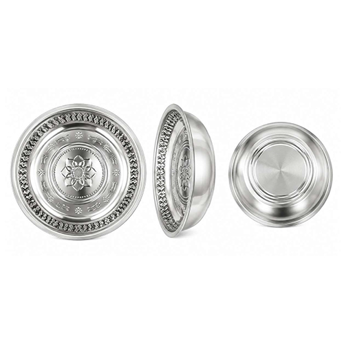 Stainless Steel Designer Rasmalai Parat
