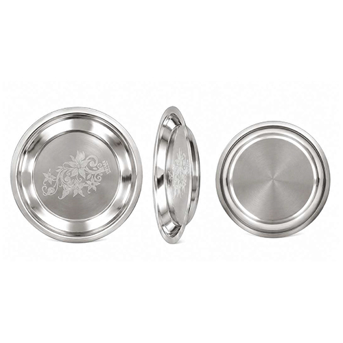 Stainless Steel Parat With Lazer Design