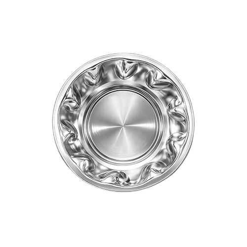 Stainless Steel Wedding Parat - SS 202/304, 12-20 Inch, Silver | Mirror Finish, Rust-Proof, Smooth Edge, Embossed/Plain
