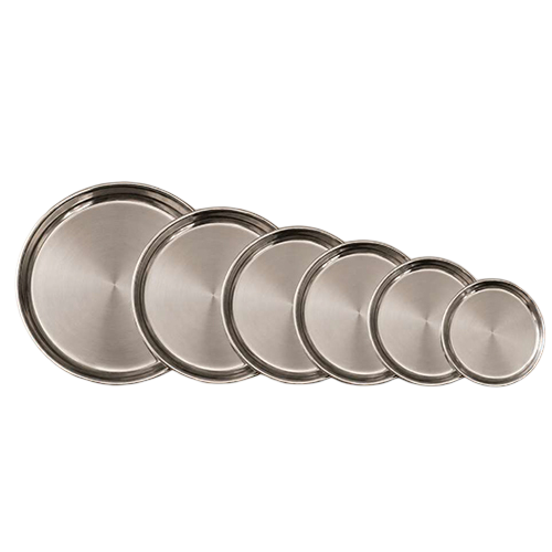 Stainless Steel Taper Khomcha Thali