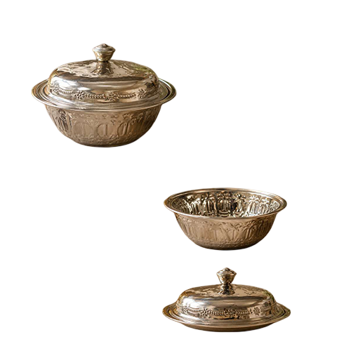 Premium Stainless Steel Date Bowl With Lid