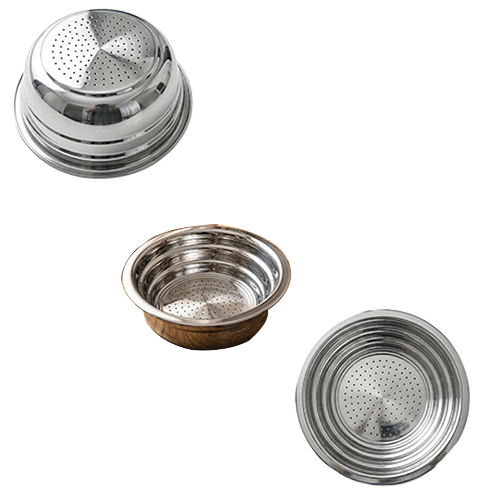 Stainless Steel Boya Deep Strainer - SS 202/304, 6-12 Inch, Silver | Rustproof, Lightweight, Stackable, Mirror Finish