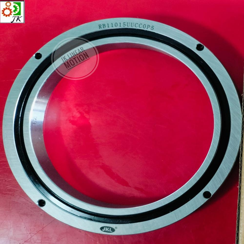 RB 11015 UU CCO P5 Cross Roller Bearing - Bearing Steel, 105mm ID x 130mm OD x 15mm Thickness, P5 Precision, Double Shielded, Polymer Cage