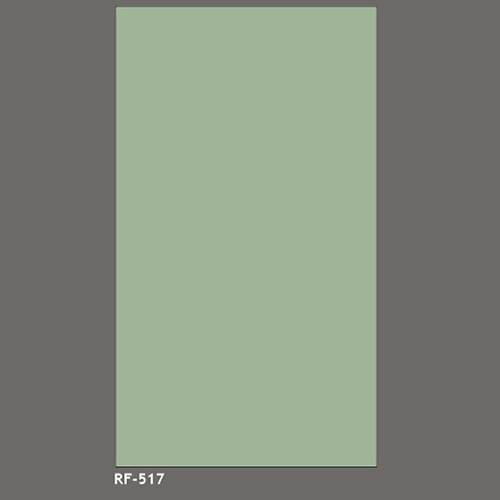 RF517 Solid Surface Laminates - Acrylic Modified Polyester Resin, 1220x2440 mm, Pastel Green, Matt/Satin Finish | Fire Rated, Antibacterial, Stain Resistant, High Impact and Heat Resistance