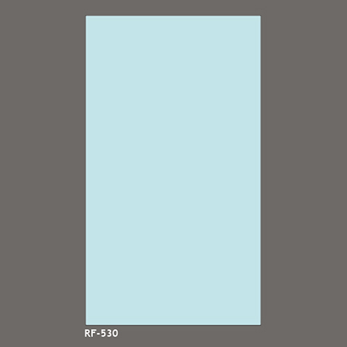 RF530 Solid Surface Laminates - Acrylic Polyester Resin, 2440x760 mm, Light Blue Matte/Glossy | Seamless Joints, Greenguard Certified, Fire Resistant