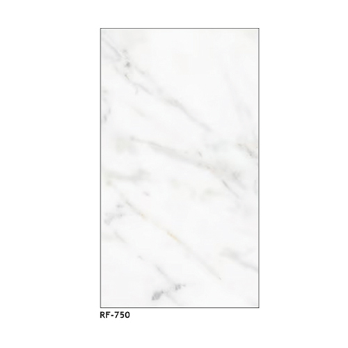 RF750 Marble Laminates - Craft Paper & Phenolic Resin, 8x4 ft, White Marble with Grey Veins | Scratch, Stain, Heat Resistant, Antibacterial, E1 Certified