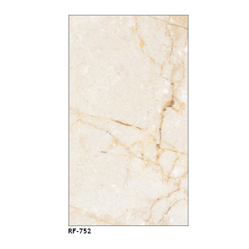 RF752 Marble Laminates - High Pressure Laminate 8x4 ft, Beige with Golden Marble Veins | Scratch Resistant, Antibacterial, Glossy Finish