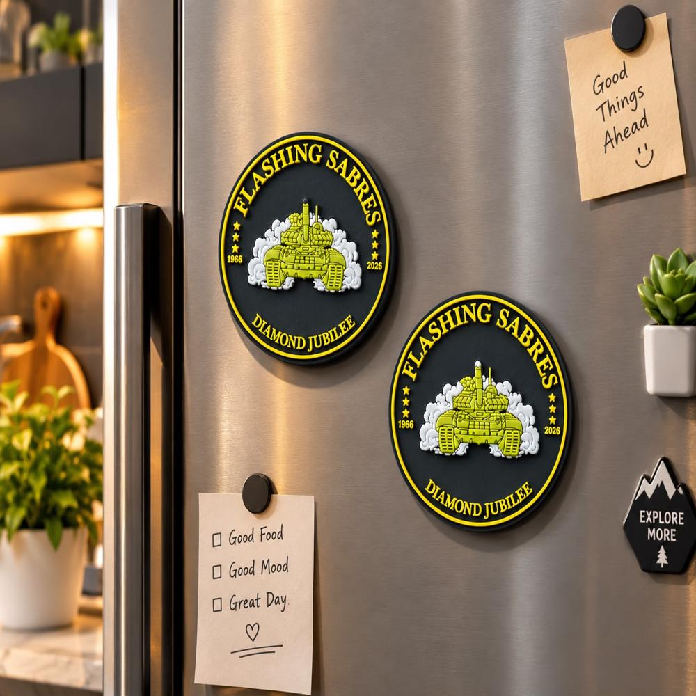 Army Custom Fridge Magnet Sticker - Coating Type: Mate