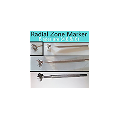 Radial Zone Marker Blades
