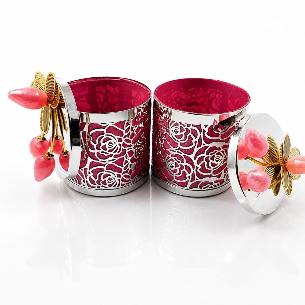 Royal Pink Blossom Jars 
