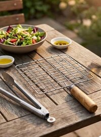 Stainless Steel Square Papad Roaster Jali