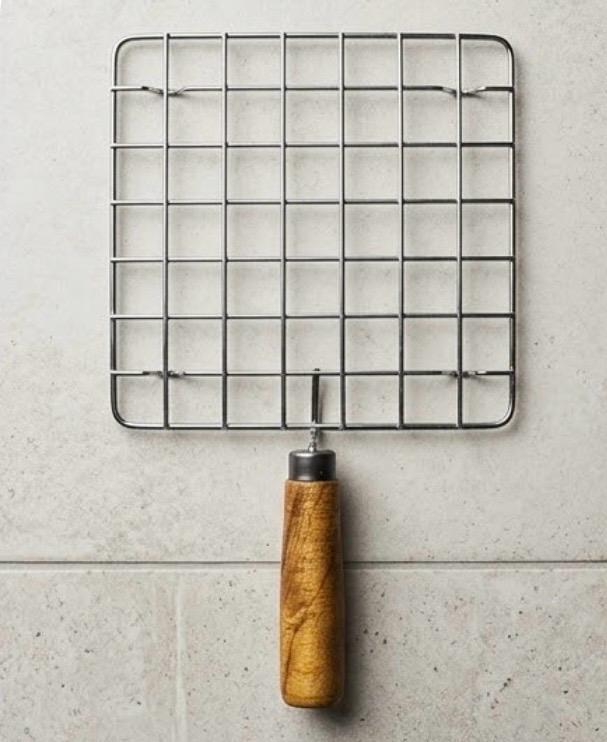papad jali , stainless steel square roaster