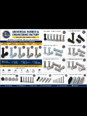 Thrust Washer and Bolt - Alloy Steel, M6-M20, Metallic Silver & Black, HRC 22-55, Anti-Corrosive Finish