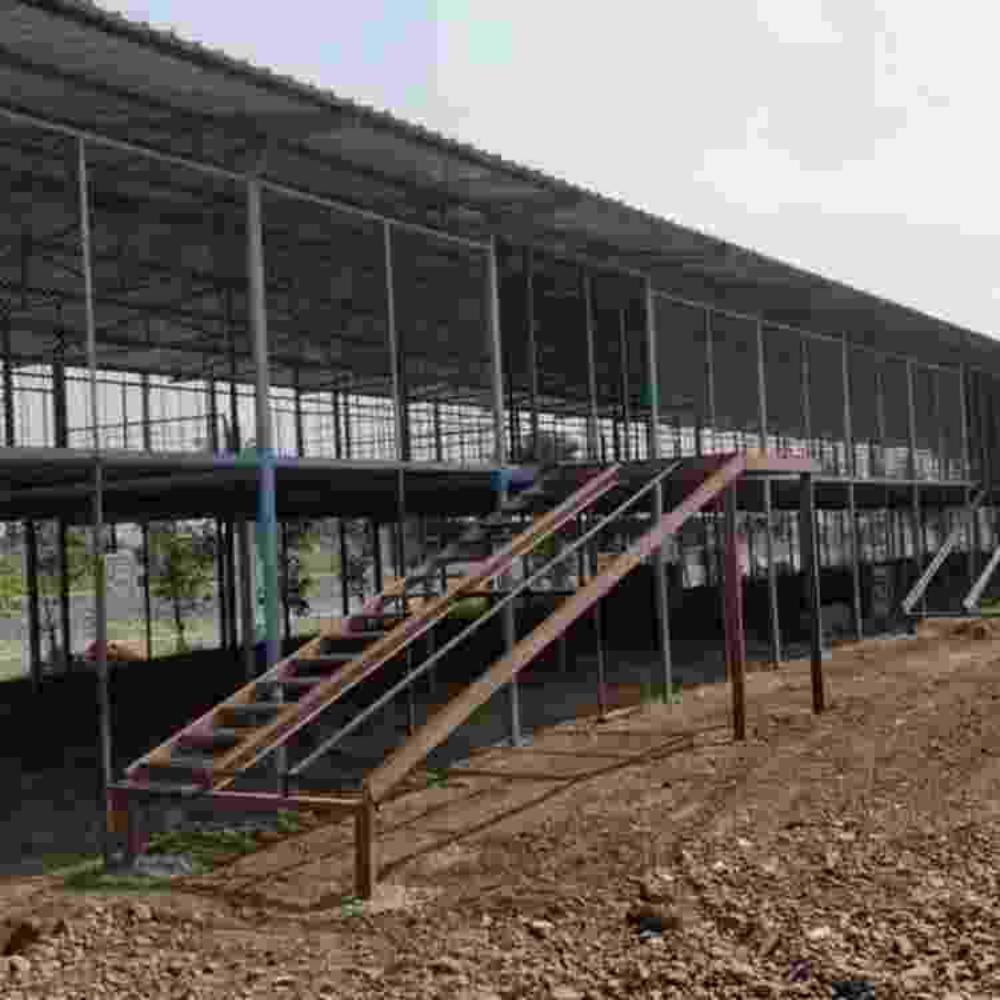 Elevated Goat farm shed