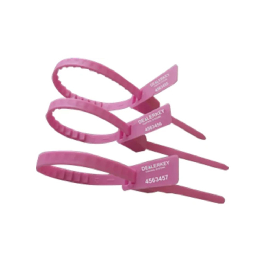 Ae-03 Adjustable Plastic Seals - Pp Material, Adjustable Size, Round Shape, Pink Color | Versatile Sealing Solution For Industrial Applications