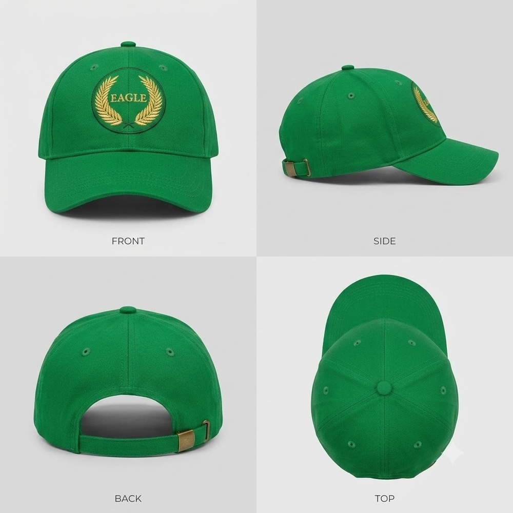 Green Cotton Cap