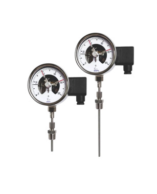 Electric Contact Temperature Gauges -Std. Glass