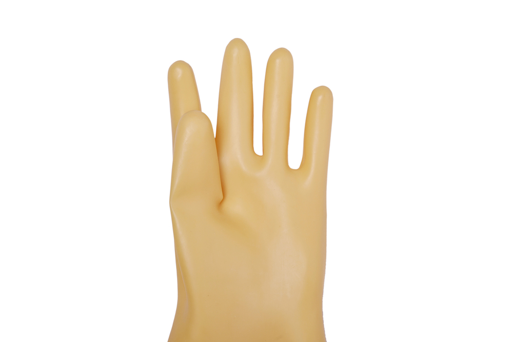 500v Electrical Shockproof Rubber Hand Gloves