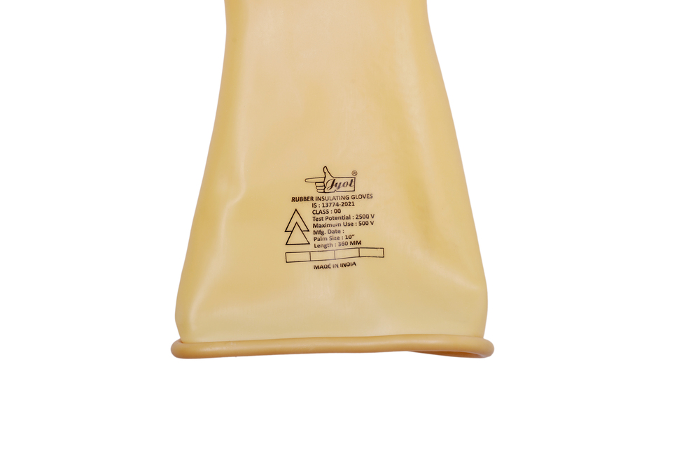 500v Electrical Shockproof Rubber Hand Gloves