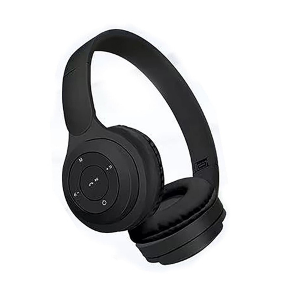 Kt49 Wireless Headphone - Durable Plastic Body, Sleek Black Color, Rotatable Design | Vibrant Ips Display, Designed For Android Devices, Immersive Audio Experience