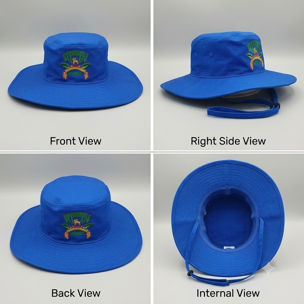 Gents Blue Round Hat