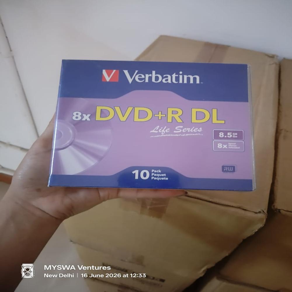 Verbatim DVD+R DL 8.5GB 10PK SLIM CASE