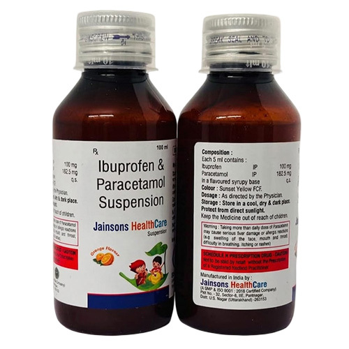 100 ml Ibuprofen And Paracetamol Suspension