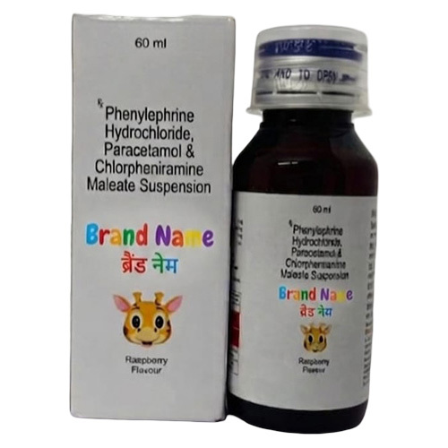 60 ml Phenylephrine Hydrochloride Paracetamol And Chlorpheniramine Maleate Suspension