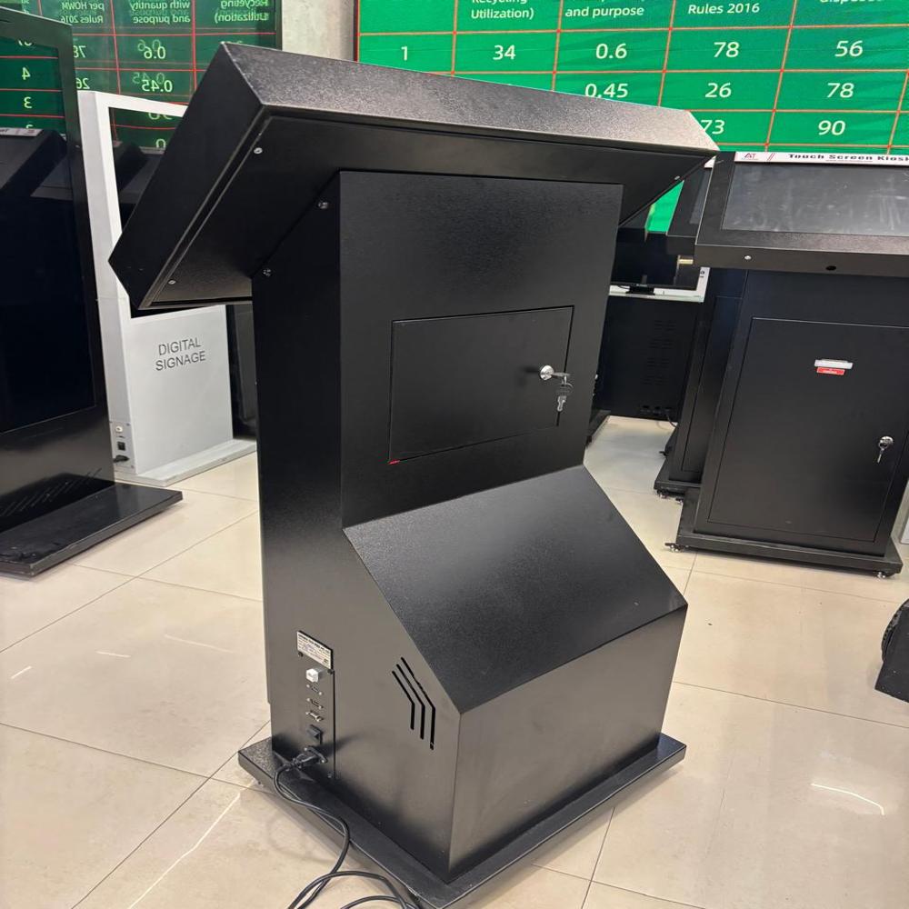 Digital Information Kiosk - Color: Black