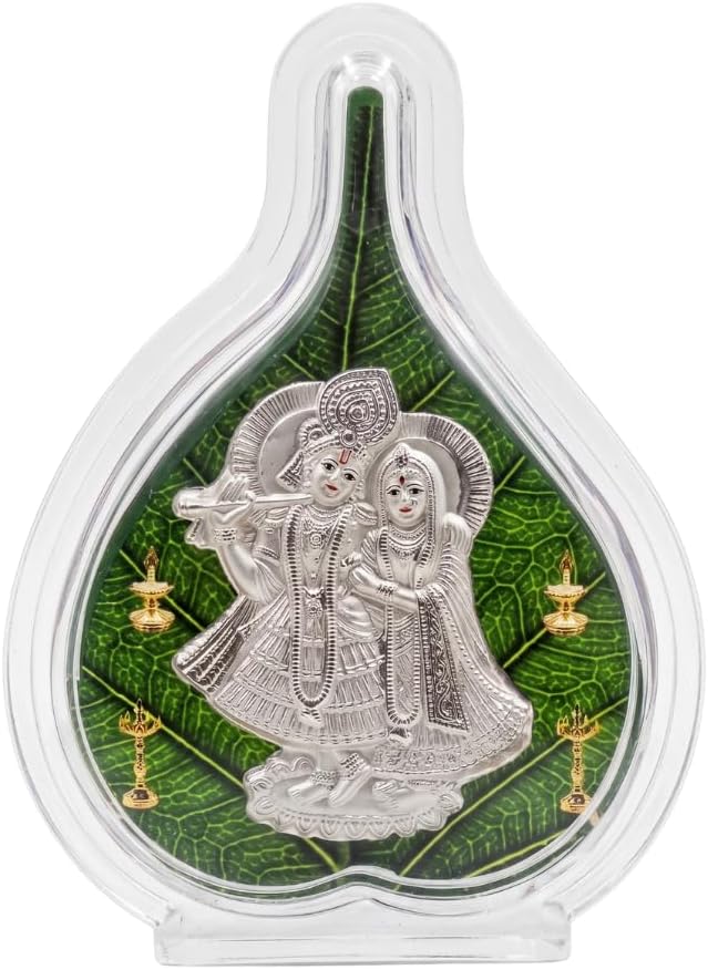 Silver Radhakrishna Pan Stand
