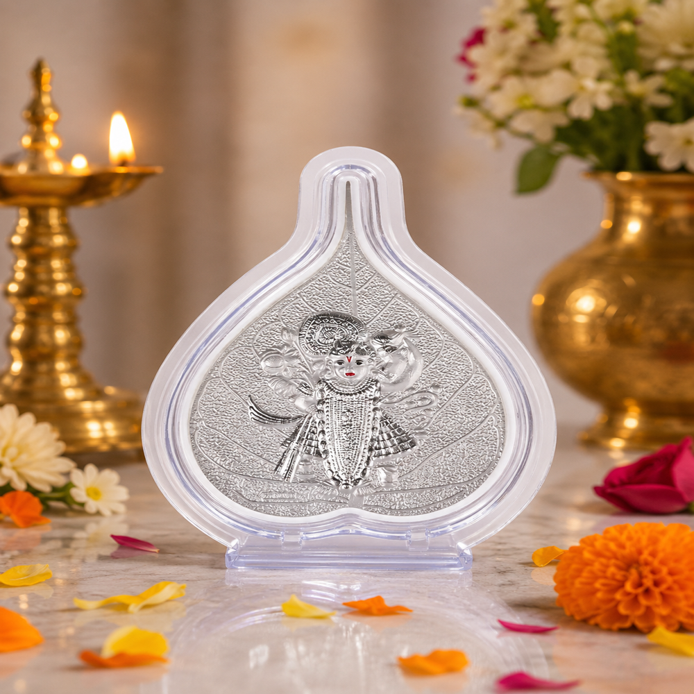 Silver Shrinathji Paan Stand