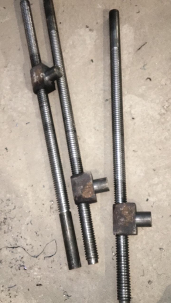 Lathe Machine Cross Solid Screw And Nutt