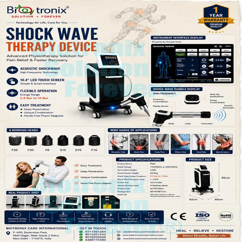 Advanced Shockwave Therapy System for Tendon and Ligament Recovery