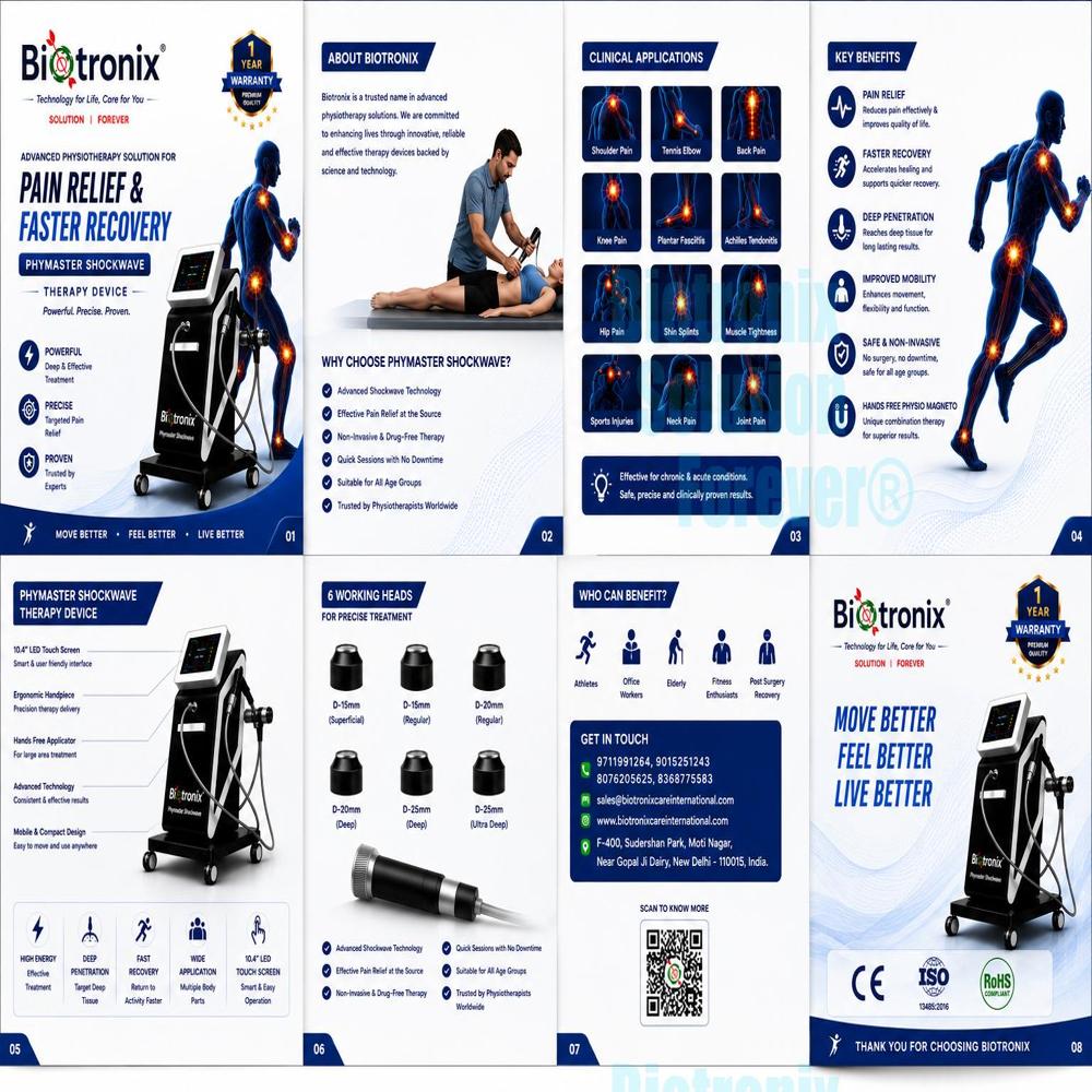 Advanced Shockwave Therapy System for Tendon and Ligament Recovery