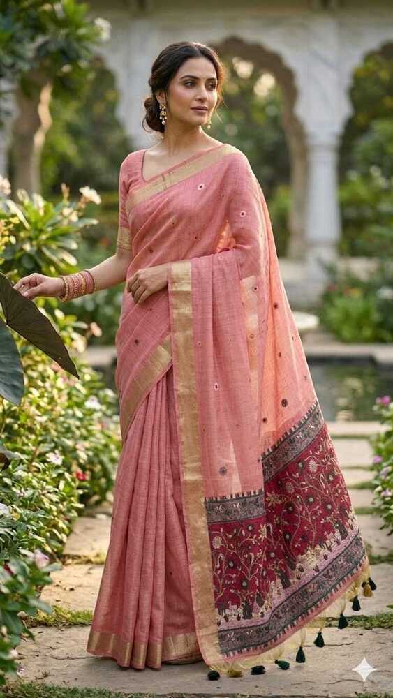Elegant Jamdani Weaving Saree