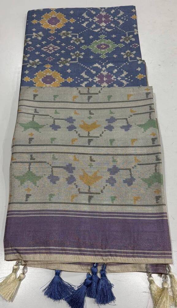 Printed Tissue Patola Saree