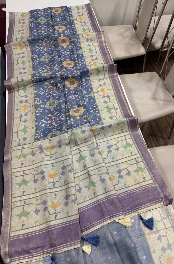 Printed Tissue Patola Saree