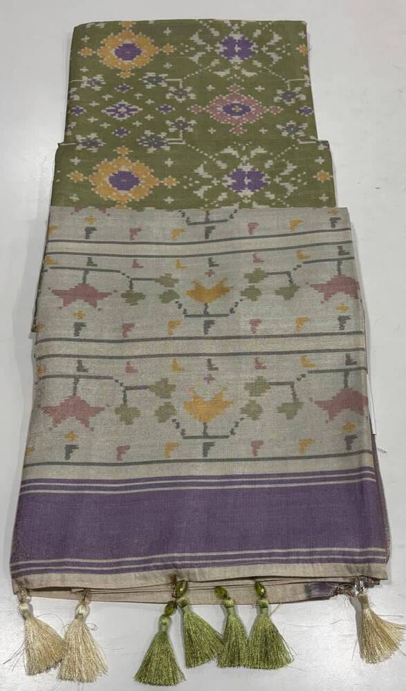 Printed Tissue Patola Saree