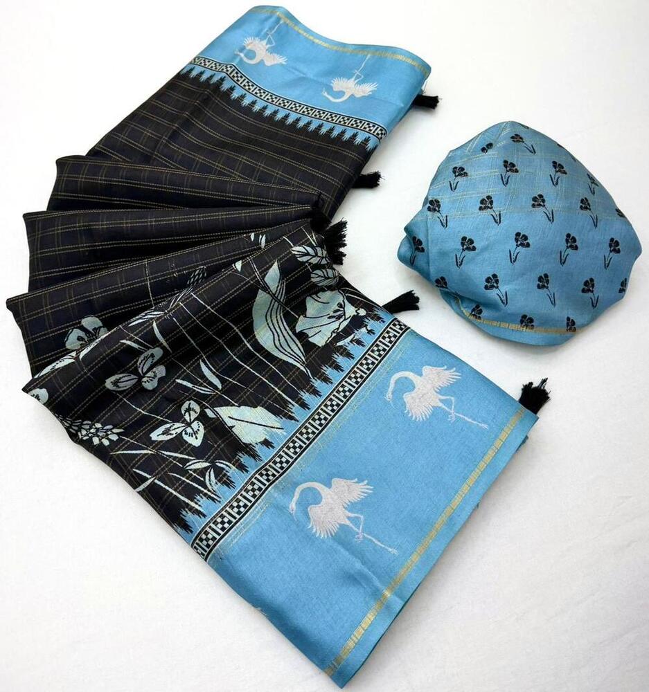 Kazari Charvi Tusser Saree