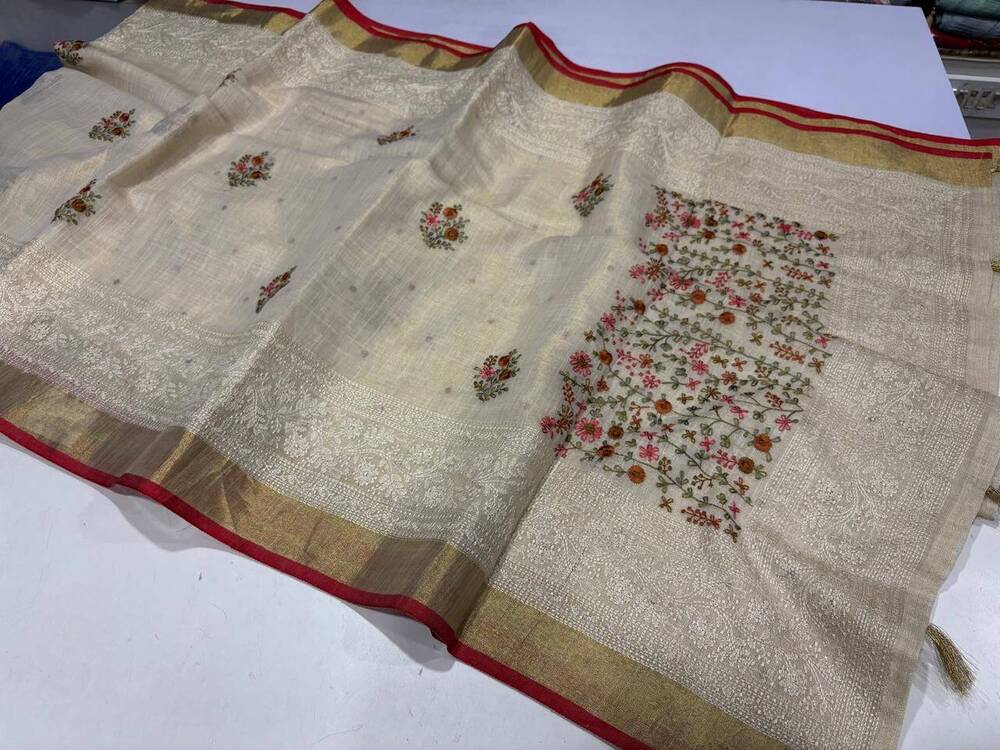 Bengal Linen Tissue Saree