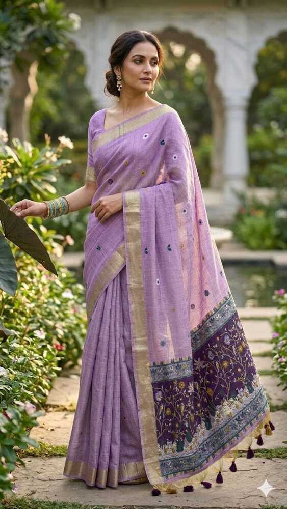Elegant Jamdani Weaving Saree