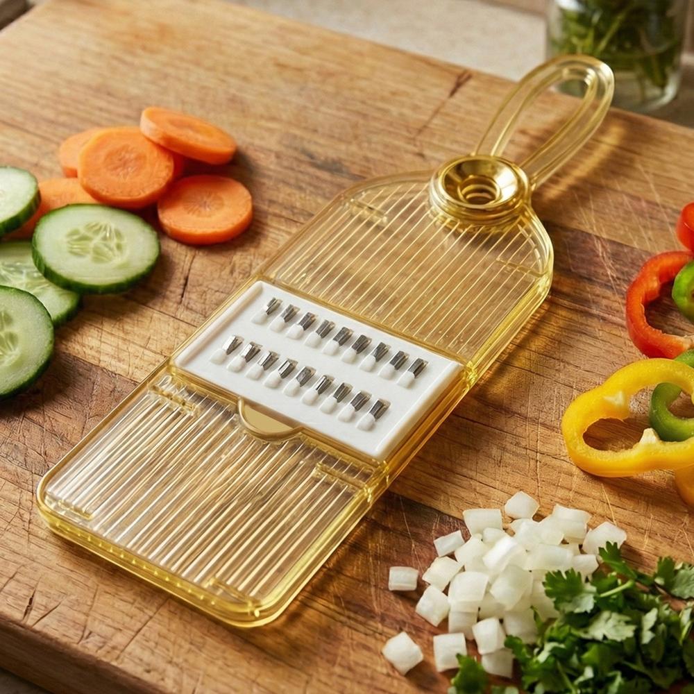 Multifunctional Vegetable Cutter Set With Interchangeable Blades