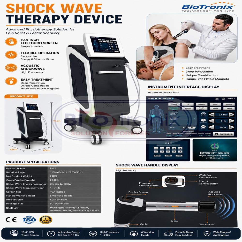 Premium Shockwave Therapy Device for Plantar Fasciitis Treatment