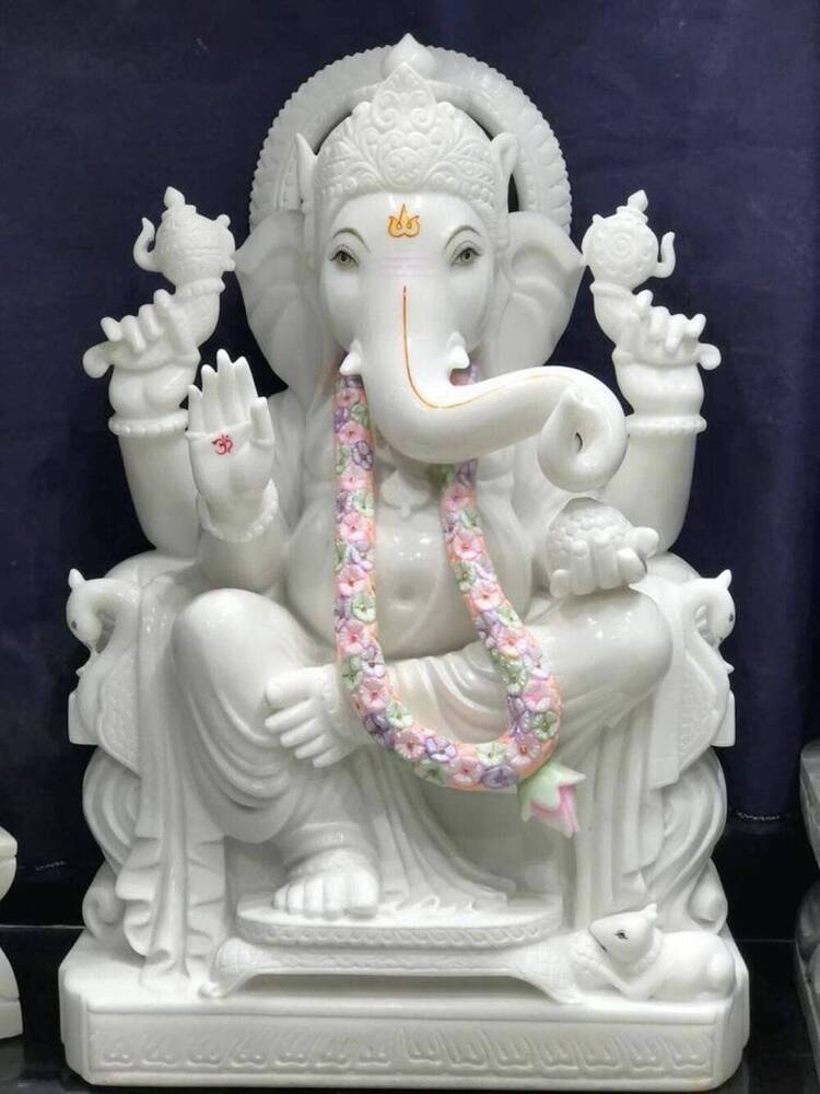 Marble Ganesh Ji Maharaj Statues